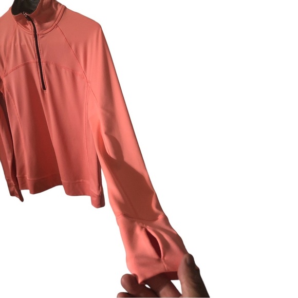 Coral Tek Gear Pullover Dry Tek 1/4Zip  Activewear Athleisure Running Layering S - Picture 3 of 11